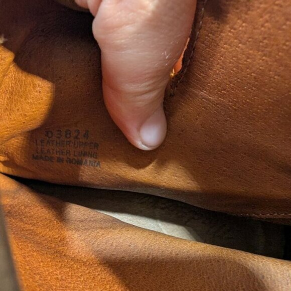 Madewell The Biker Brown Distressed Boots Size 7.5 - Picture 10 of 10